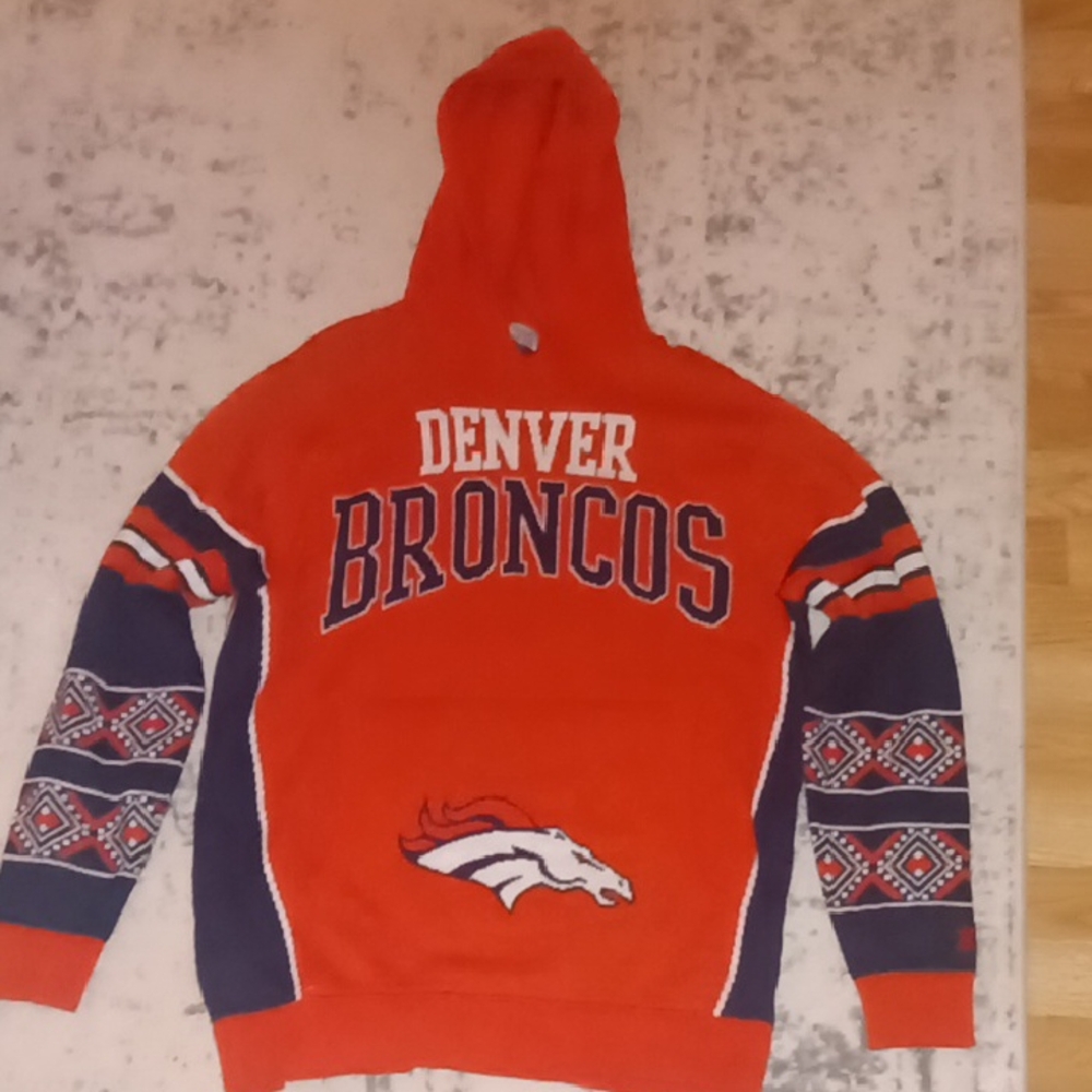 NFL Team Apparel Denver Broncos  Ugly Sweatshirt